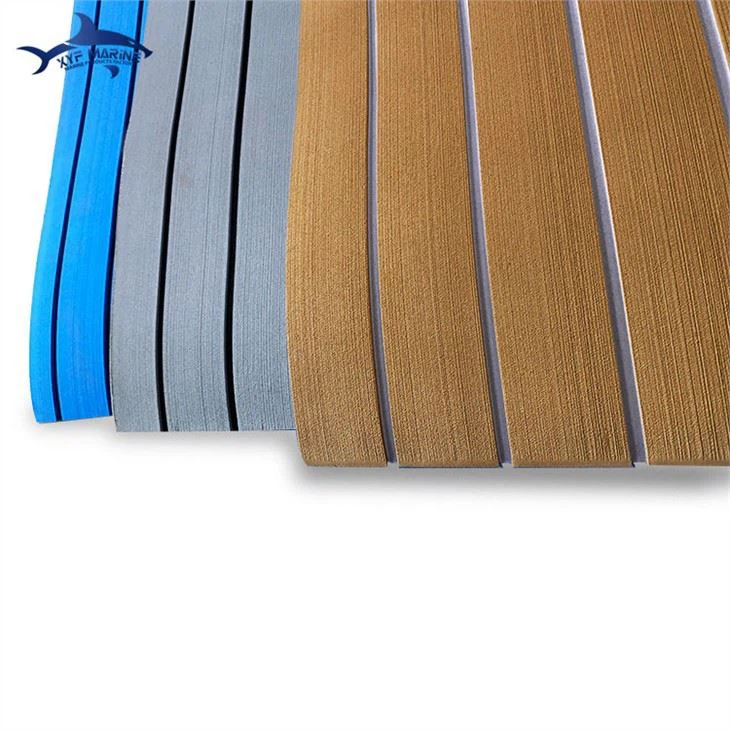 eva foam faux teak boat decking more color